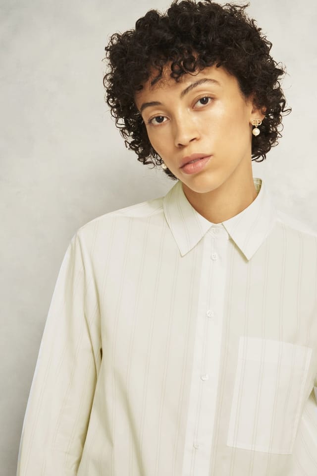 Hobbs London Hobbs London Women's Balfour Shirt in Warm White - 3