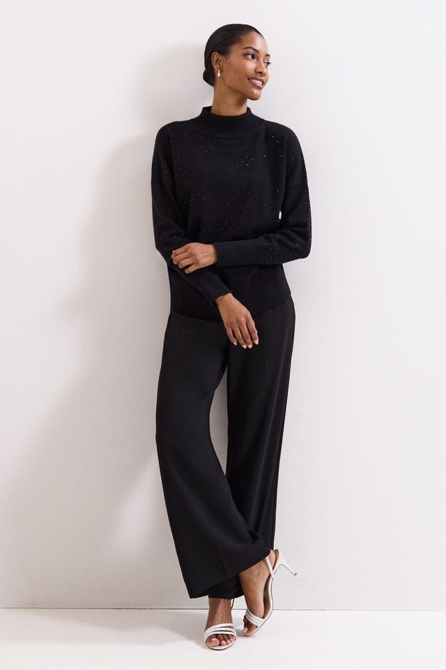 Phase Eight Phase Eight Women's Studd Steph Sweater in Black - 3