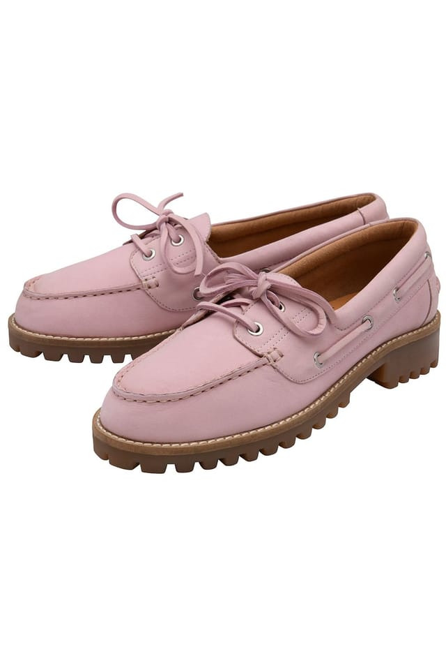 Ravel Ravel Women's 'Norham' Nubuck Loafers in Pink - 2