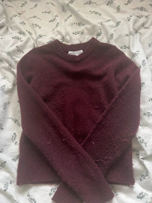 Bershka Bershka burgundy jumper