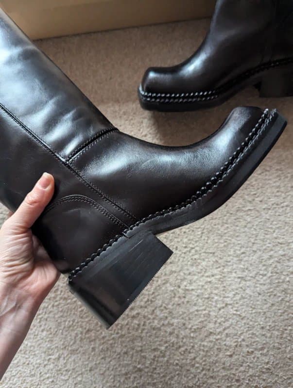 ASOS Asos black premium leather boots