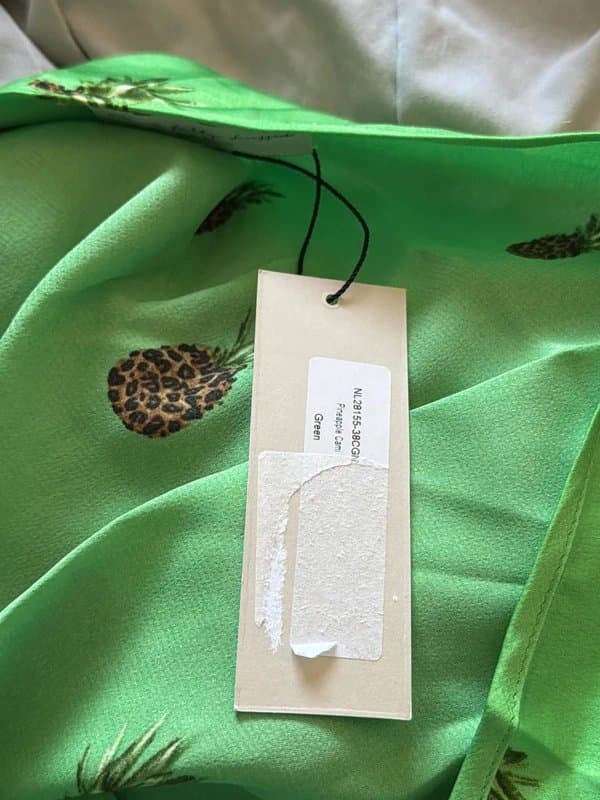 Never Fully Dressed Never Fully Dressed green pineapple cami top