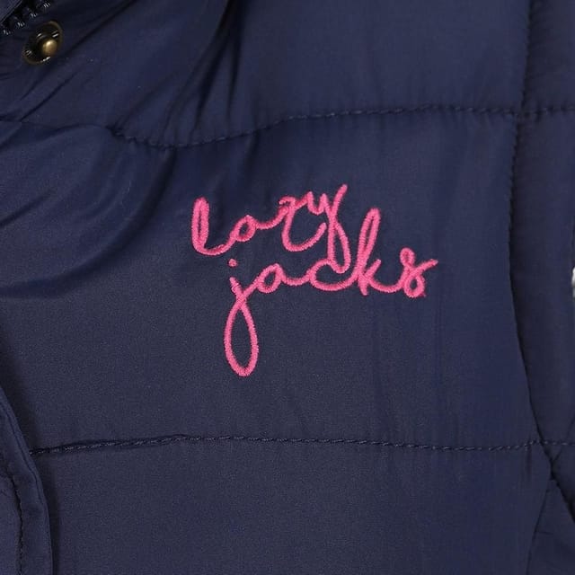 Lazy Jacks Lazy Jacks Women's Contrast Lining Gilet in Dark Blue - 3