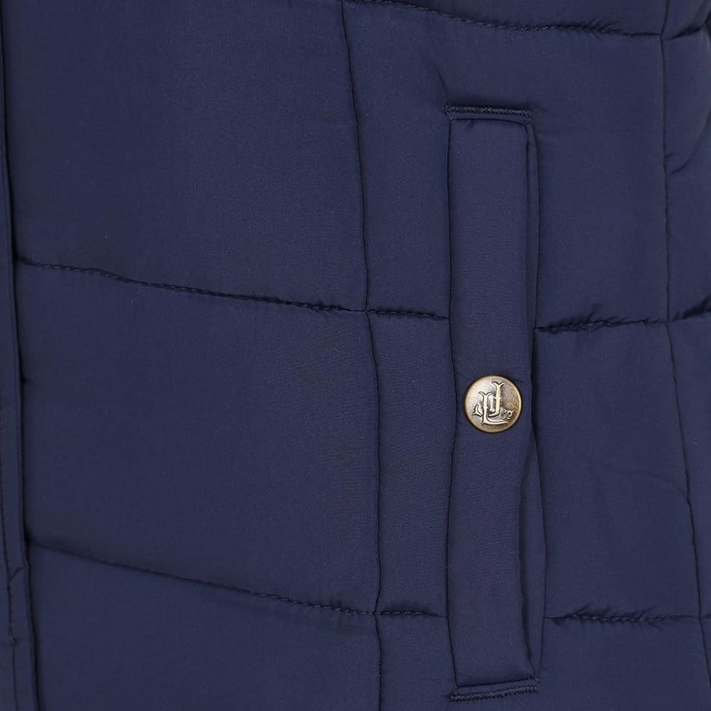Lazy Jacks Lazy Jacks Women's Contrast Lining Gilet in Dark Blue - 4