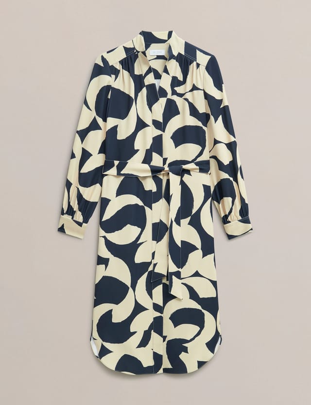 Hobbs London Hobbs London Women's Alisa Dress in Dark Navy - 2