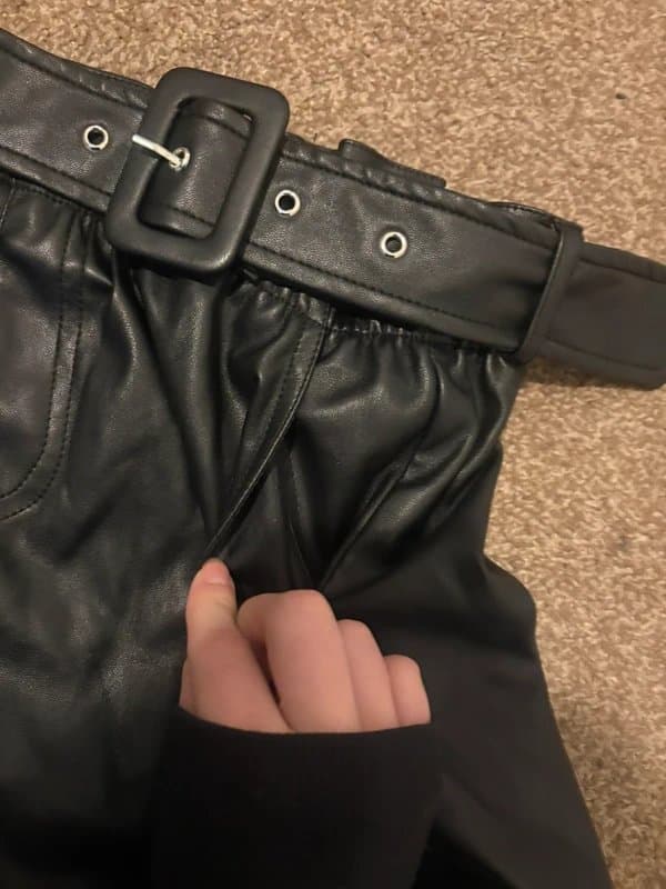 New Look Leather shorts