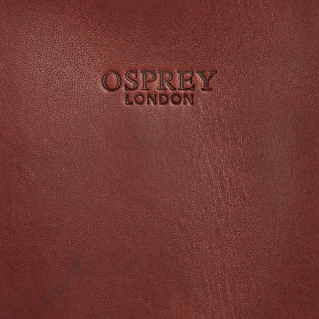 OSPREY LONDON OSPREY LONDON Women's The Narissa Leather Small Hobo Bag in Dark Brown - 3