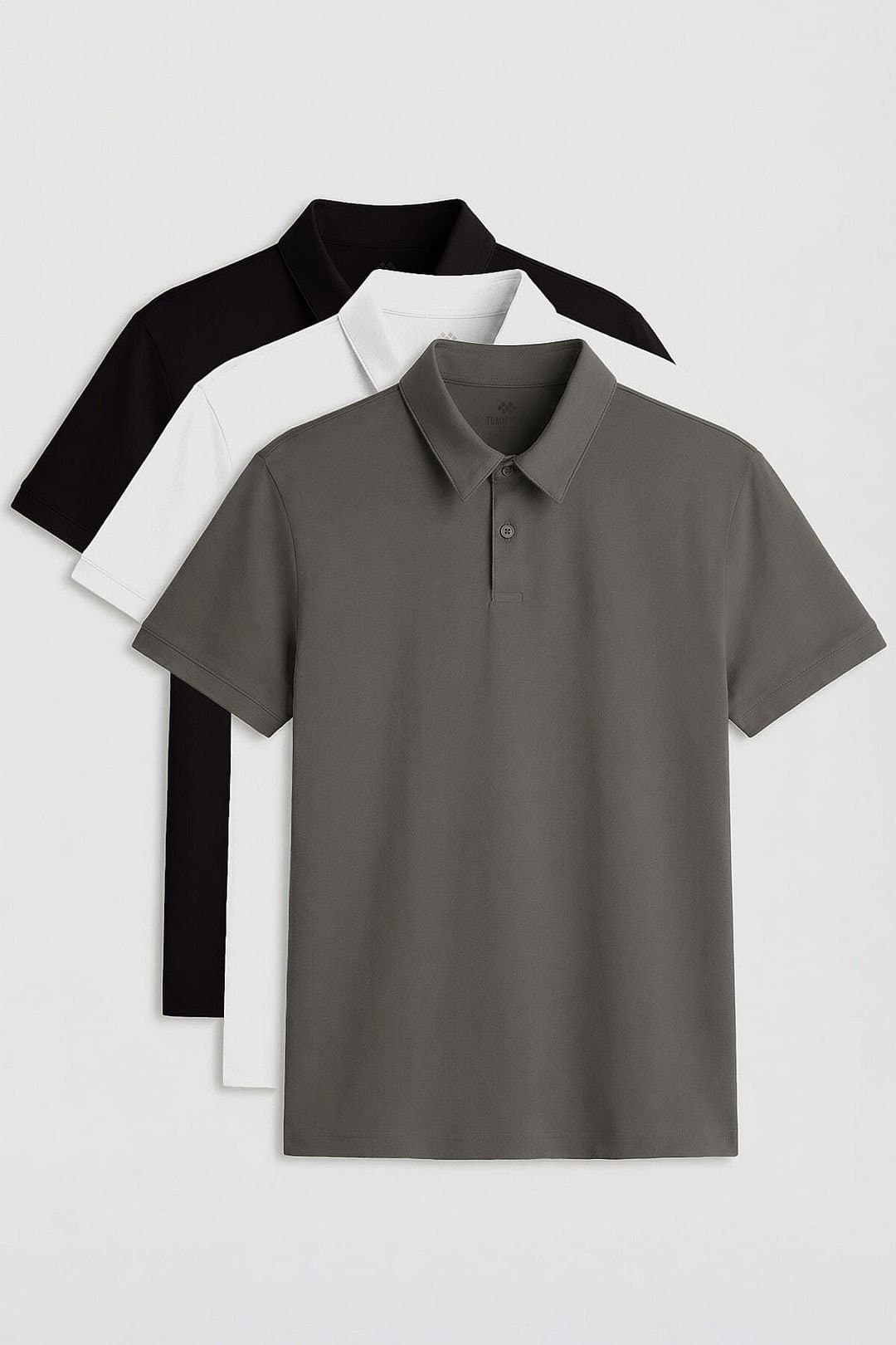 Tommy Life Tommy Life Men's Cotton-Elastane Polo T-Shirt