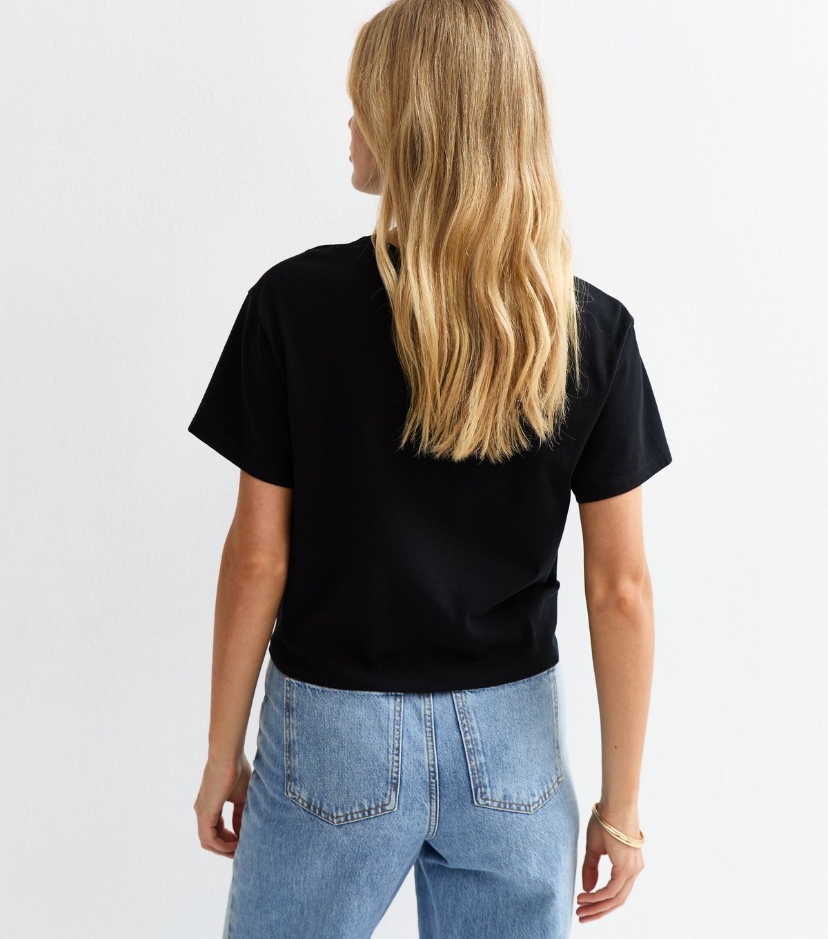 New Look Women's Black Tie Front T-Shirt New Look - 4