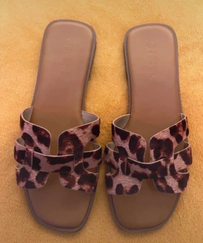 ASOS Super cute flat sandals in leopard from asos