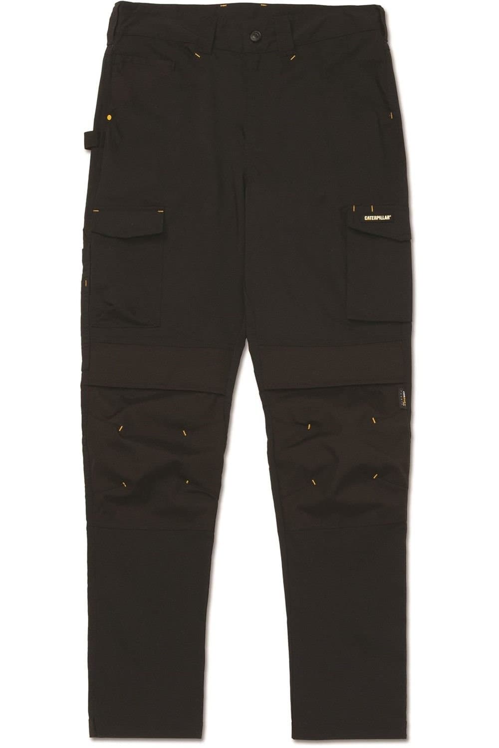 Caterpillar Caterpillar Men's Nexus Knee Pocket Stretch Trouser in Black