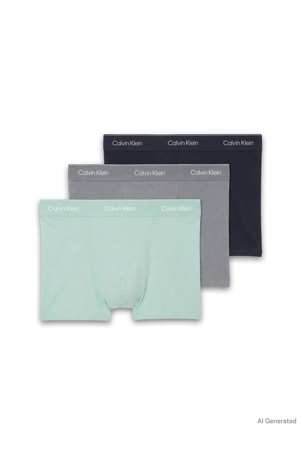 Calvin Klein Calvin Klein Men's Relaxed Fit Trunk 3Pk Multi - 2