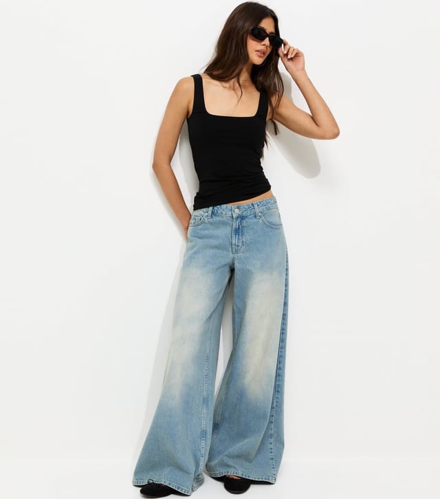 New Look Women's Black Square Neck Vest New Look - 3