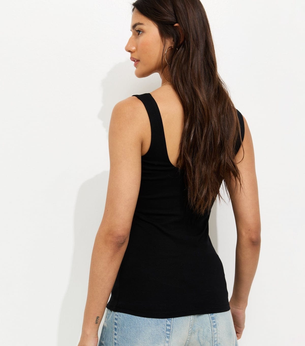 New Look Women's Black Square Neck Vest New Look - 4