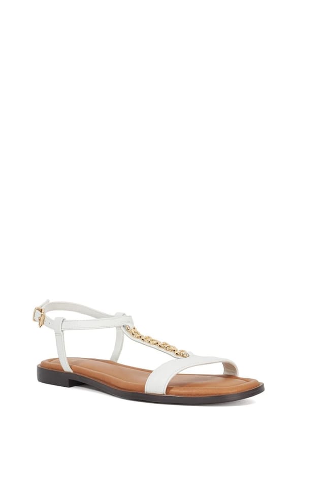 Dune London Dune London Women's 'Lollipops' Leather Sandals in White - 2