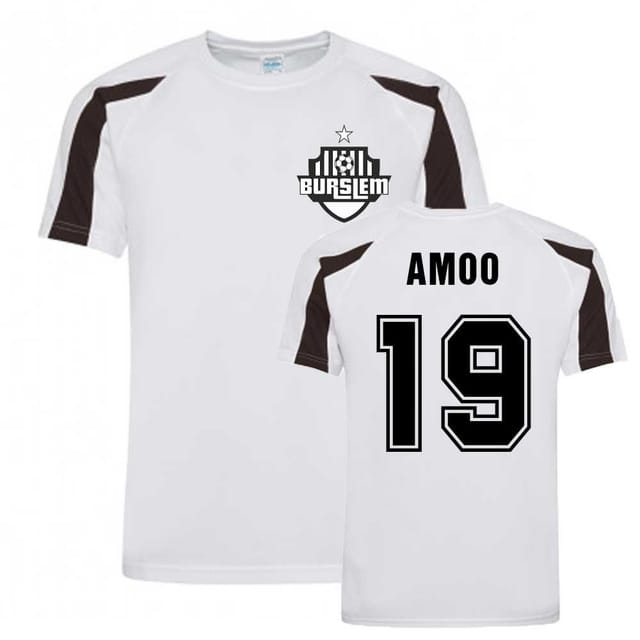 Port Vale Port Vale Men's David Amoo Sports Training Jersey in White - 2