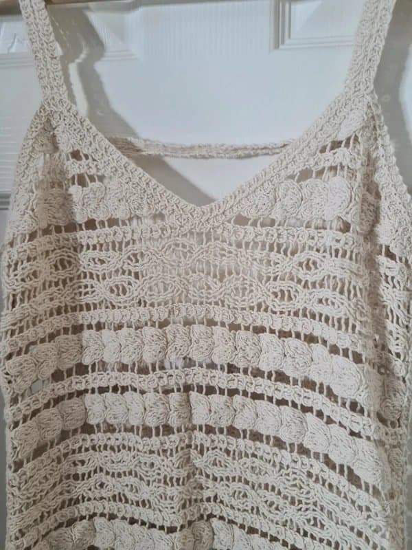 ASOS Design Asos design knitted crochet mini dress
