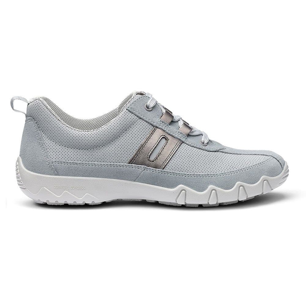 Hotter Hotter Women's Wide Fit 'Leanne II' Trainers in Pale Blue