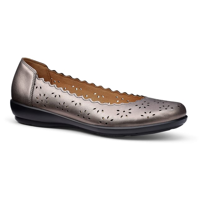 Hotter Hotter Women's 'Eider' Ballerinas in Metallics - 2
