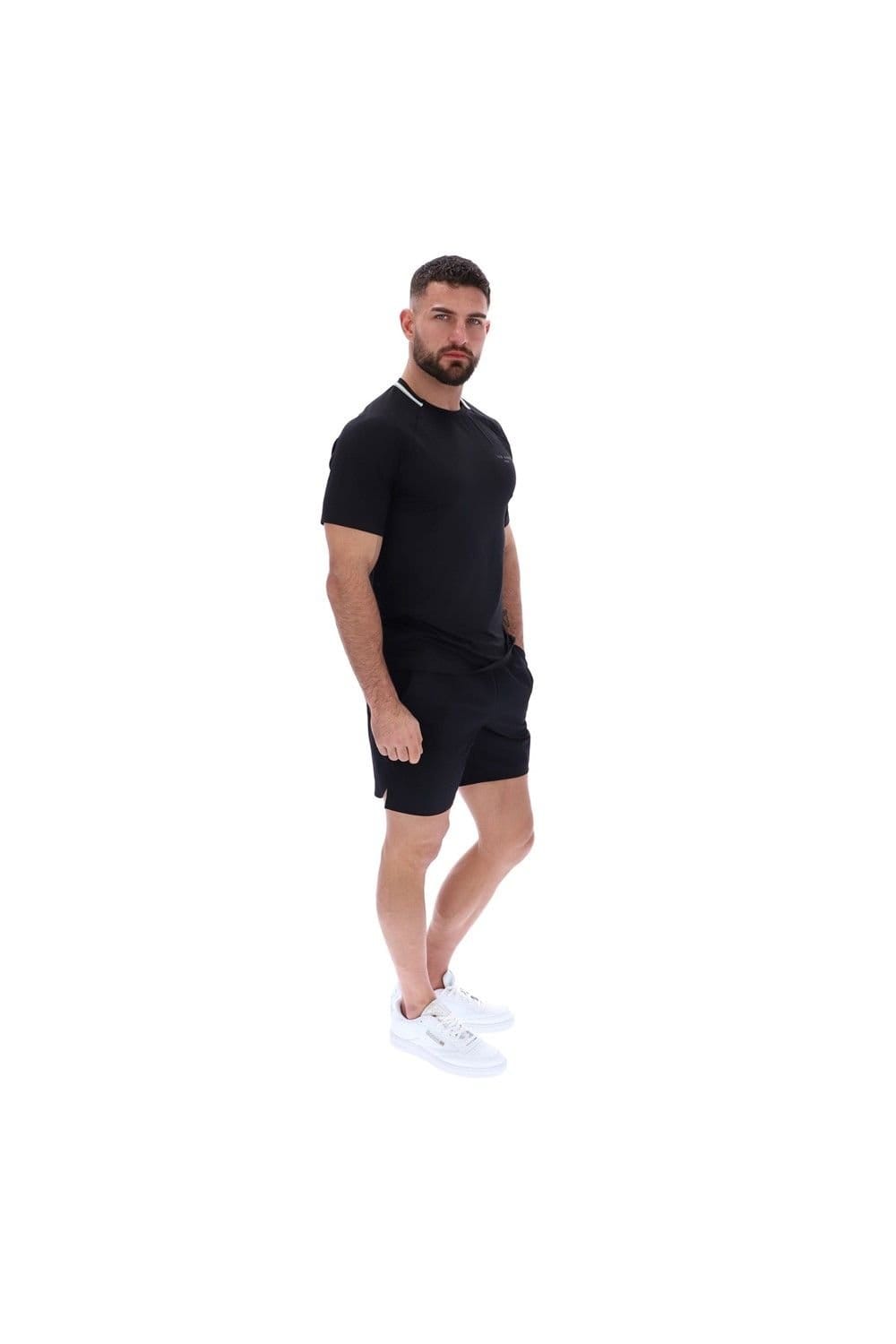 Ted Baker Ted Baker Men's Harrison Aeroflow Training T-Shirt in Black - 4