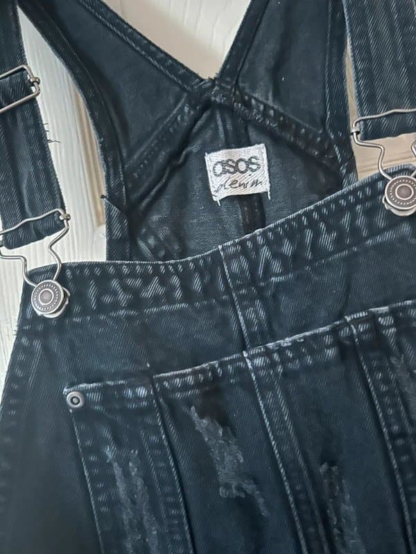 ASOS Short denim dungarees