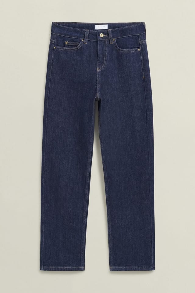 Hobbs London Hobbs London Women's Shea Straight Leg Jean in Dark Navy - 2