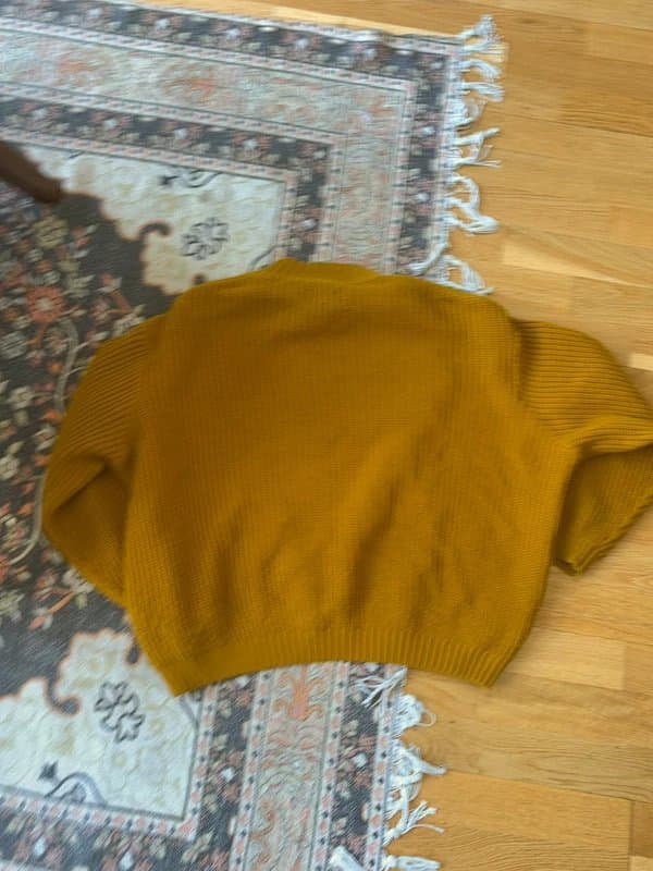 ASOS Design Yellow knitted jumper