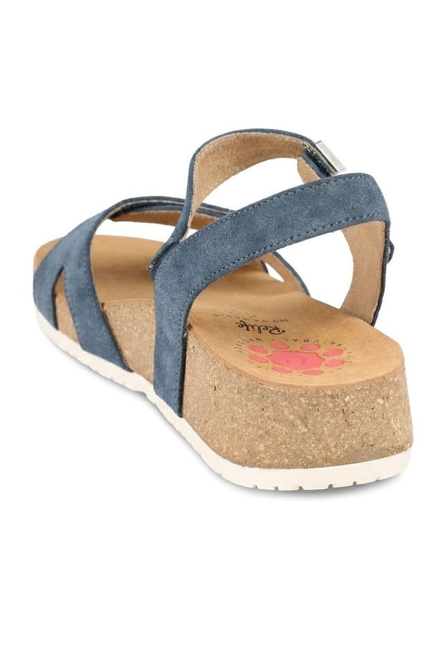 Pavers Pavers Women's Relife Buckle & Adjustable Fasten Sandals in Blue - 3