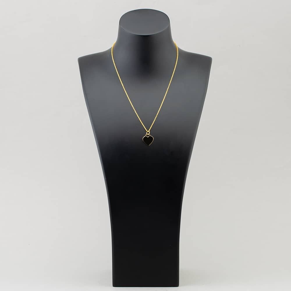 T.H.Baker T.H.Baker Women's Gold-plated Plain Heart Pendant P-29027-5/G in Gold - 4