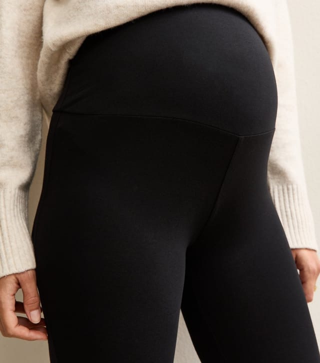 New Look Women's Maternity Black High Waist Leggings New Look - 3