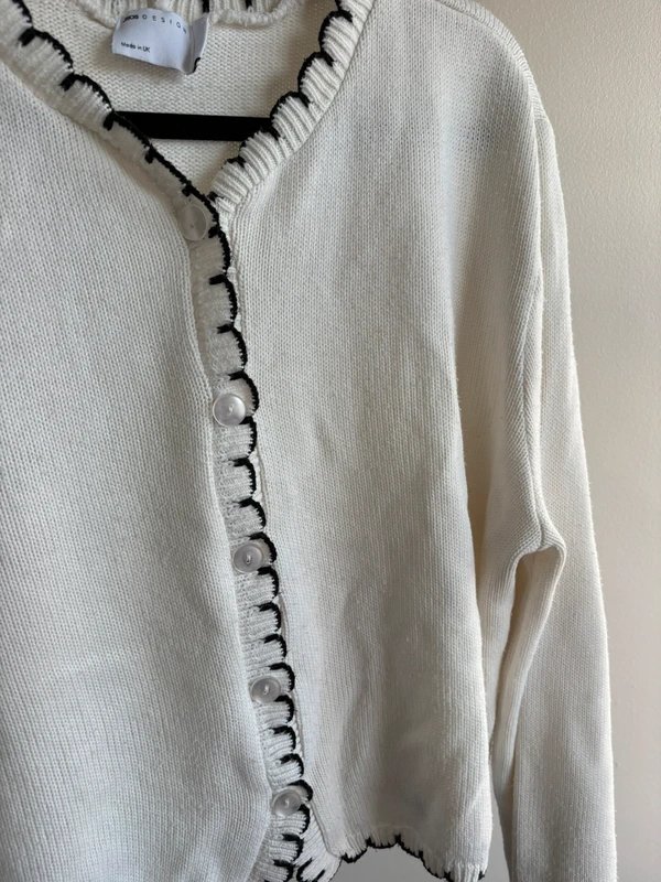 ASOS ASOS blanket stitch cardigan size L - 1