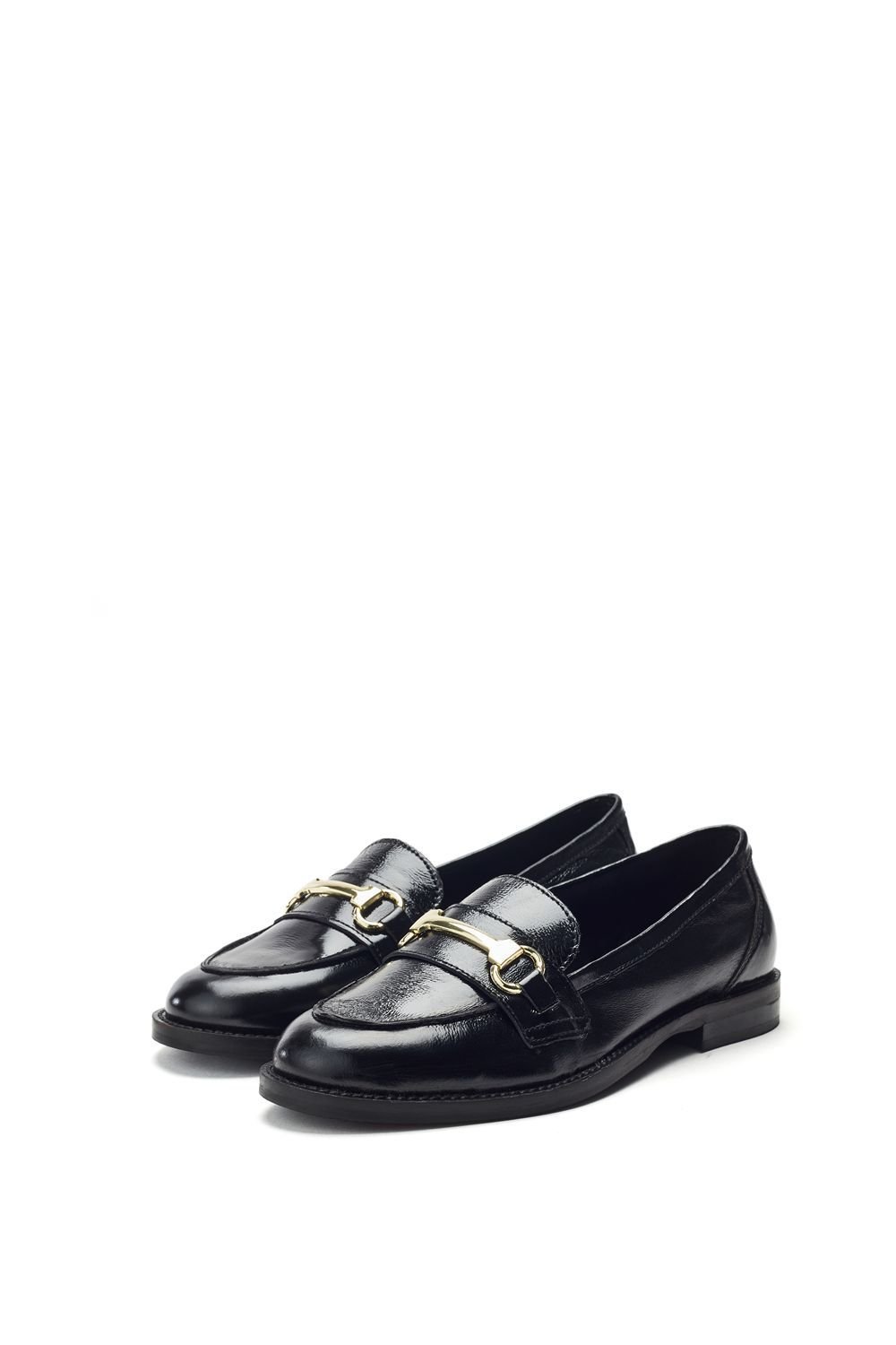 Moda In Pelle Moda In Pelle Women's 'Elarra' Patent Leather Loafers in Black - 2