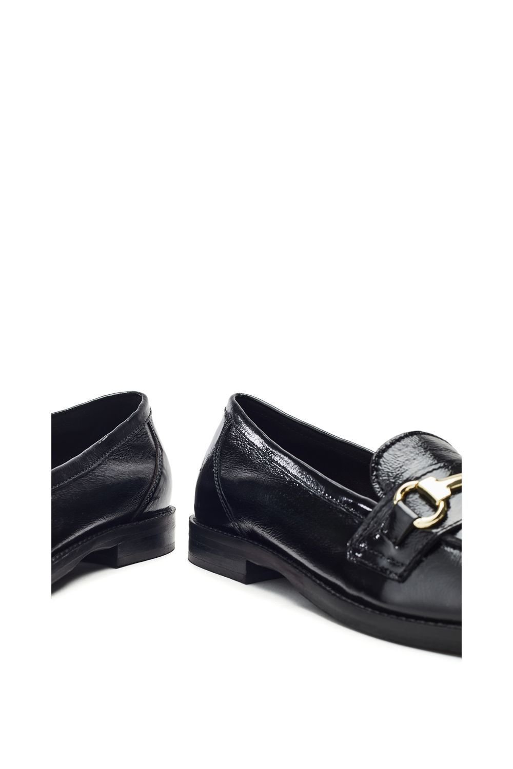 Moda In Pelle Moda In Pelle Women's 'Elarra' Patent Leather Loafers in Black - 3