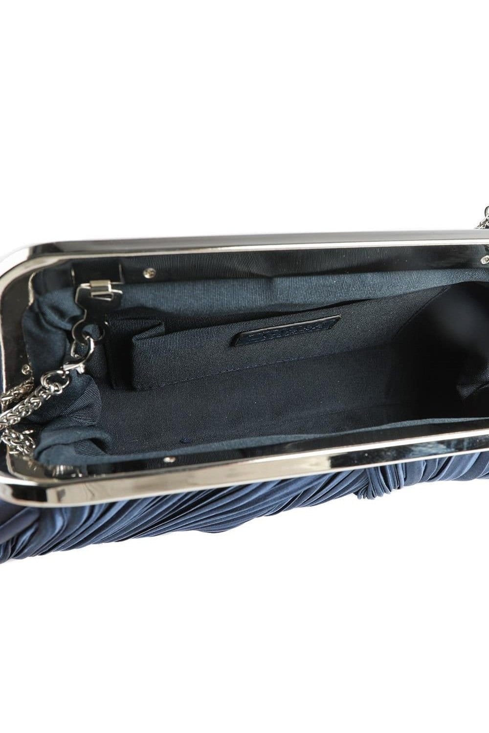 Jones Bootmaker Jones Bootmaker Women's Wylma Pop Fasten Clutch Bag in Navy - 4