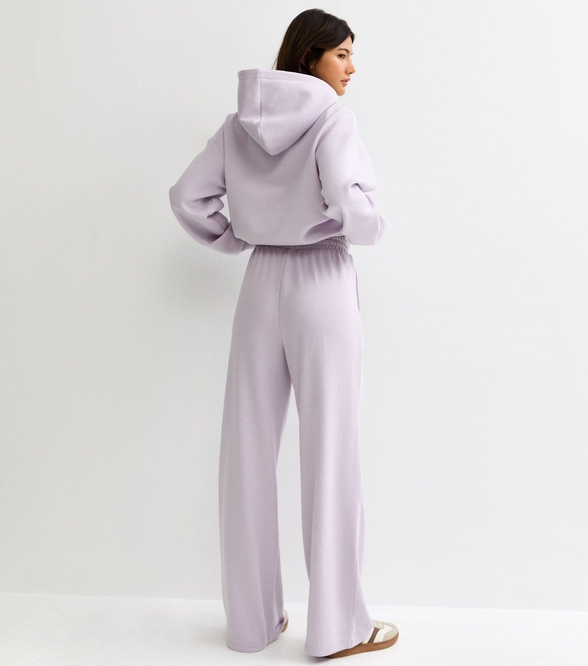 New Look Women's Lilac Wide Leg Joggers New Look - 4