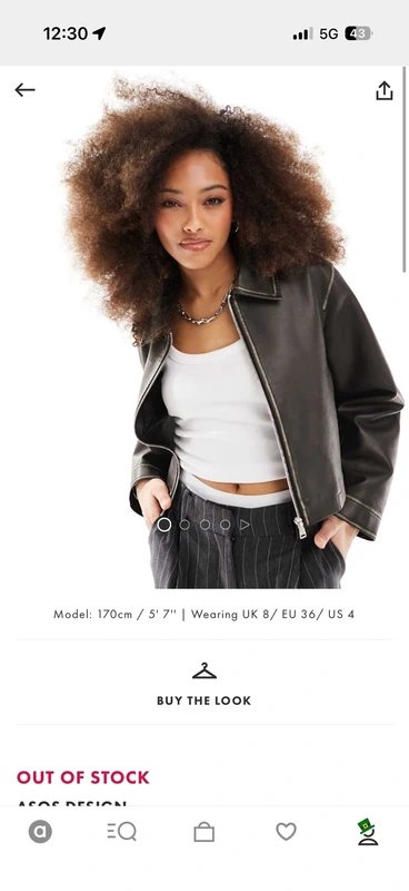 ASOS ASOS l distressed leather jacket - 1
