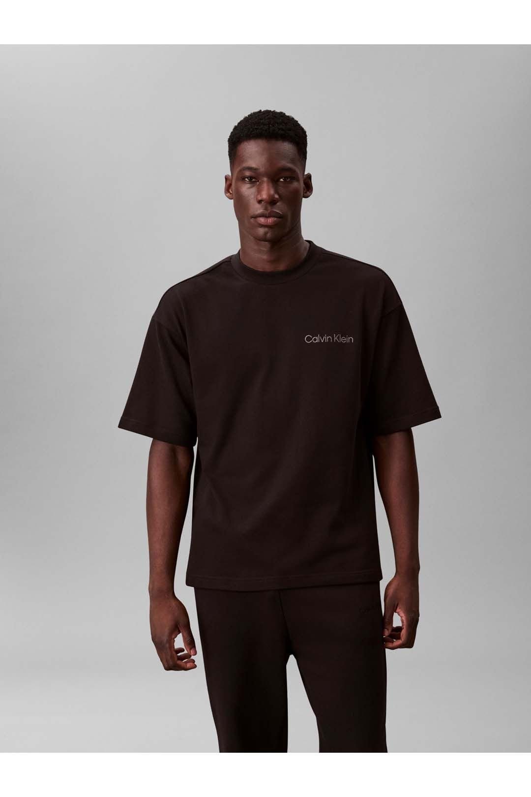 Calvin Klein Calvin Klein Men's Short Sleeve Crew Neck Black - 4