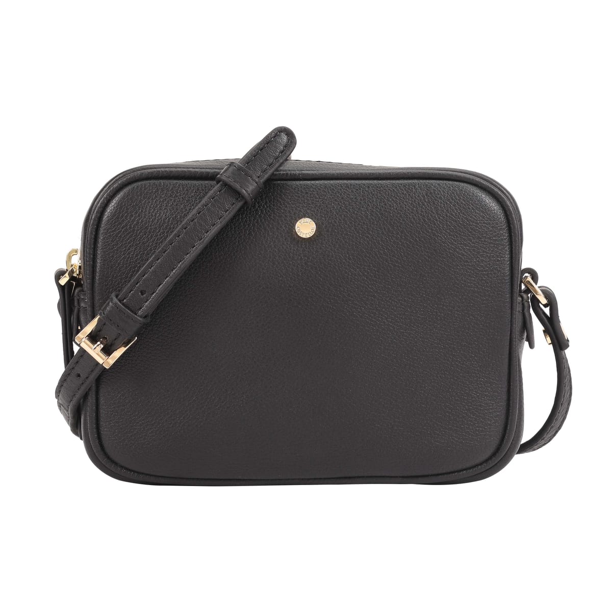 Paul Costelloe Paul Costelloe Women's Kendra Leather Cross Body Bag in Jet Black - 1