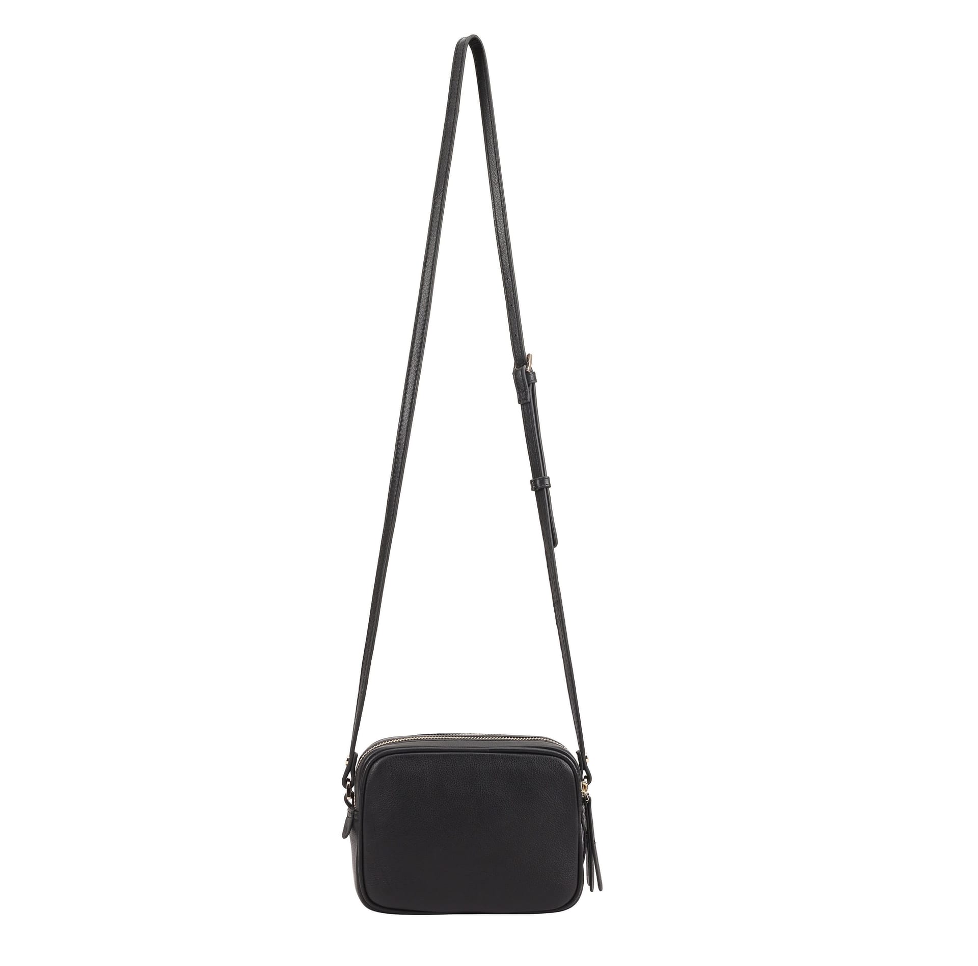 Paul Costelloe Paul Costelloe Women's Kendra Leather Cross Body Bag in Jet Black - 4