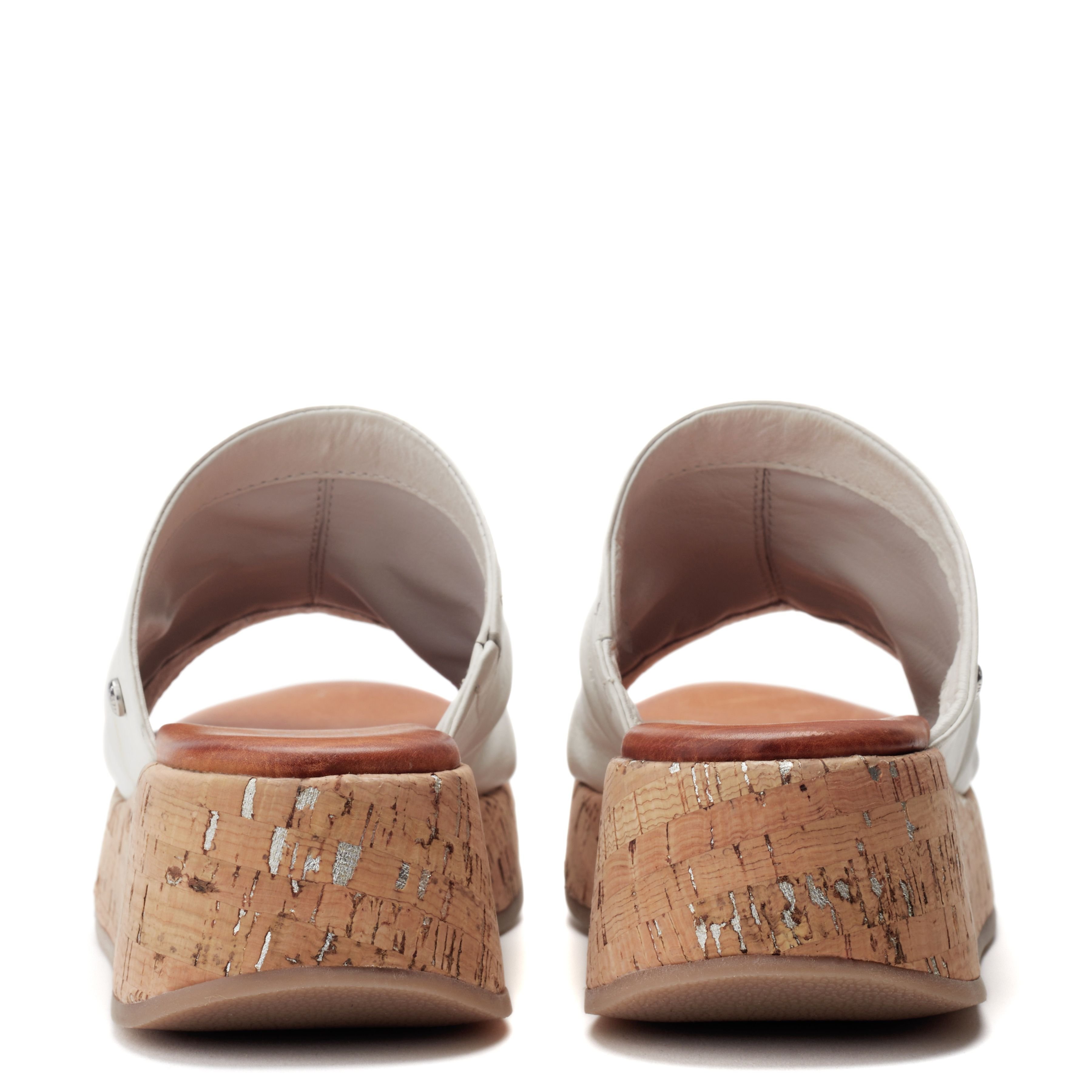 Moda In Pelle Moda In Pelle Women's 'Kalimeres' Leather Wedges in White - 4