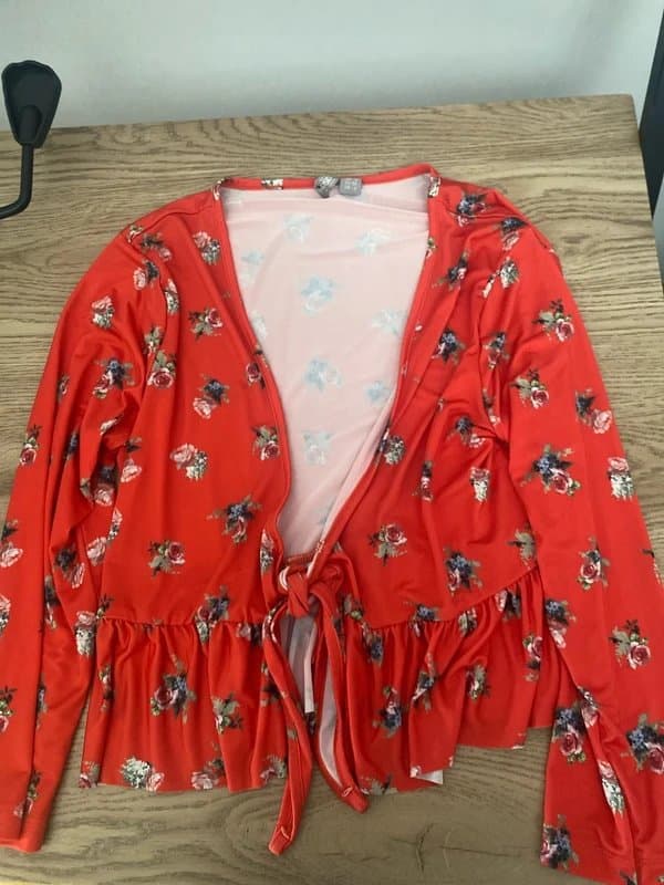ASOS ASOS Top - Red Floral - Size 6