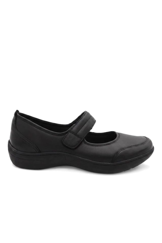 Pavers Pavers Women's Wide Fit Smart Leather Mary Jane Pumps in Black - 2