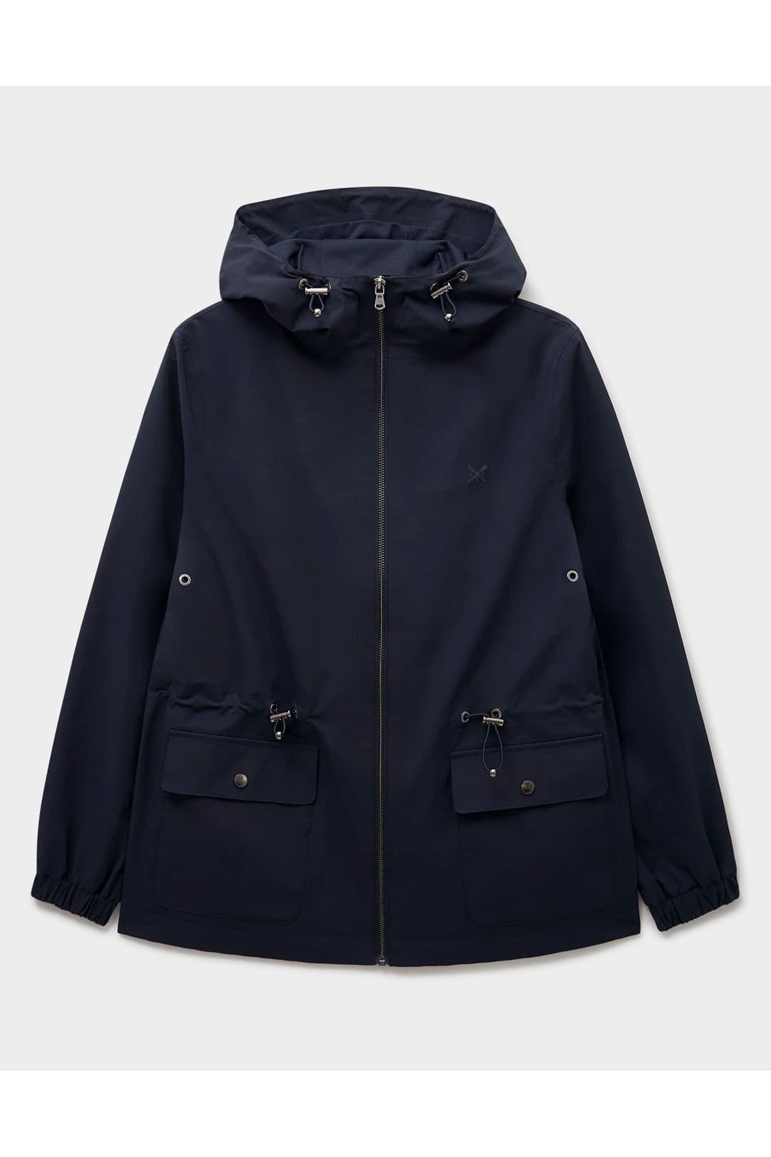 Crew Clothing Crew Clothing Women's Waterproof Raincoat Peacoat in Blue