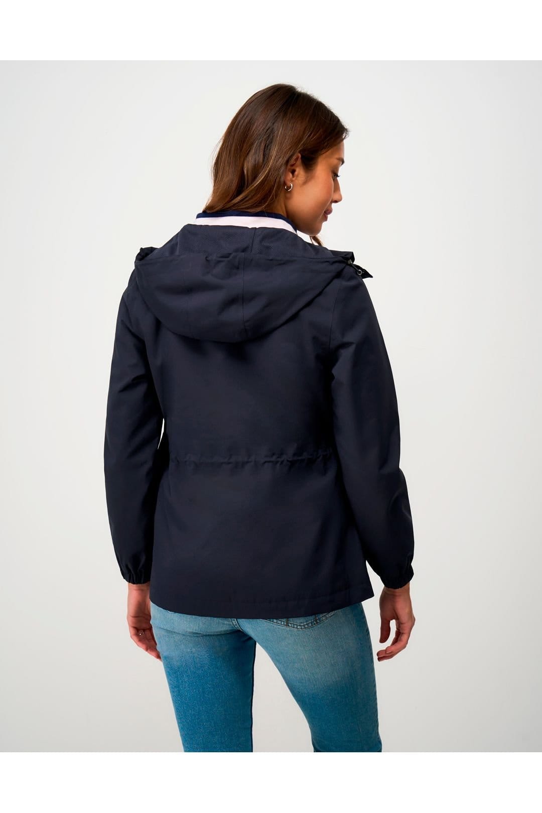 Crew Clothing Crew Clothing Women's Waterproof Raincoat Peacoat in Blue - 4