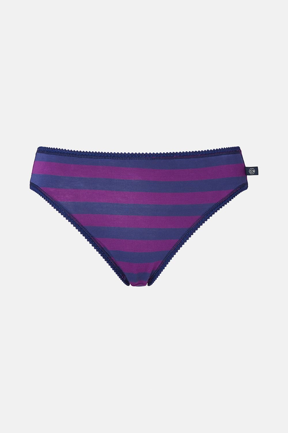 British Boxers British Boxers Women's Pack of Four "Cherry Pie" Bamboo High Leg Knickers in Dark Pink - 4