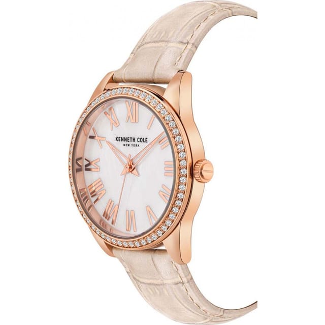 Kenneth Cole Kenneth Cole Women's KC50941003 Classic 40mm Quartz Watch in Beige - 2