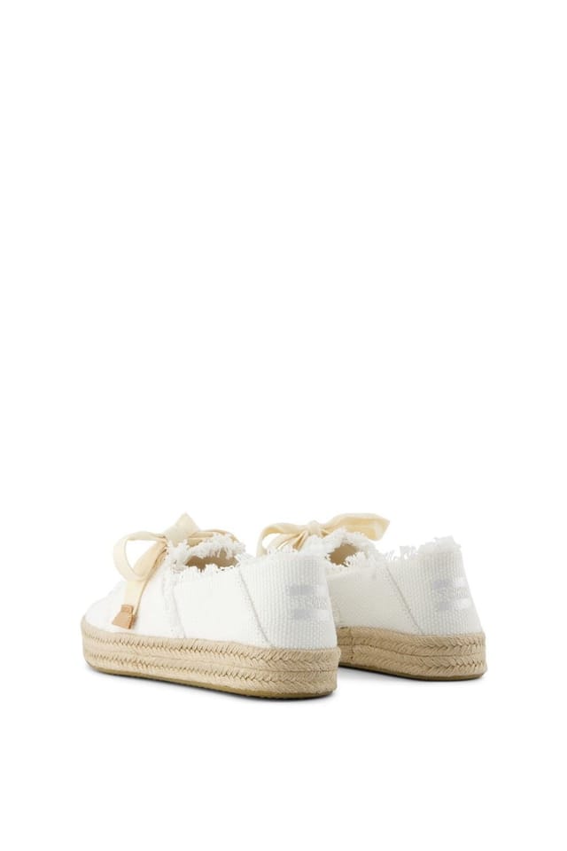 TOMS TOMS Women's Carolina Lace Up Espadrille in White - 2