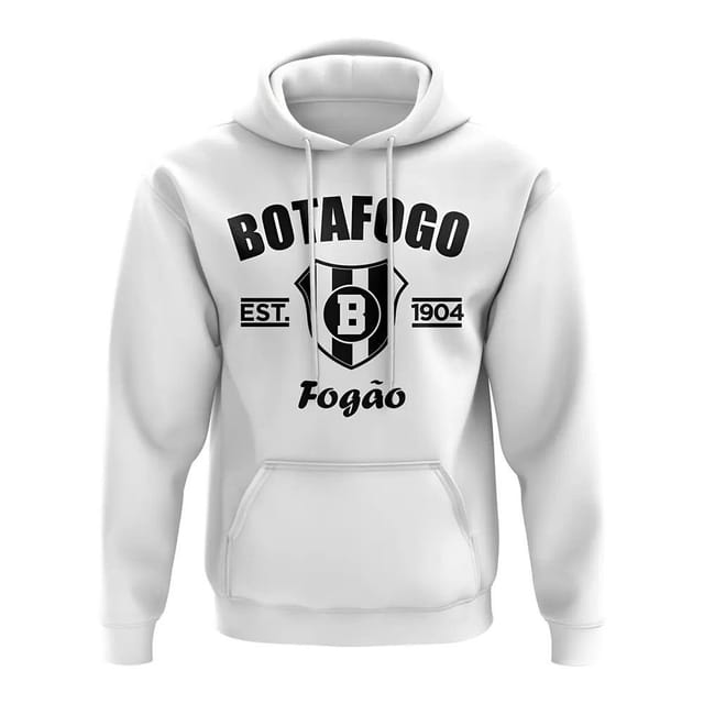 Botafogo Botafogo Men's Personalised Established Football Hoody in White - 2