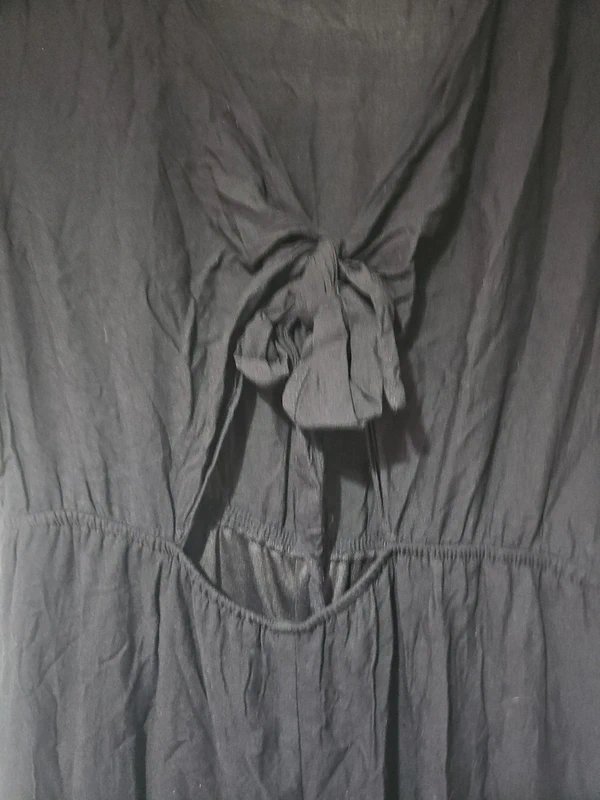 ASOS En creme asos size 18 cut out tie jumpsuit playsuit romper all in one romper boiler - 1