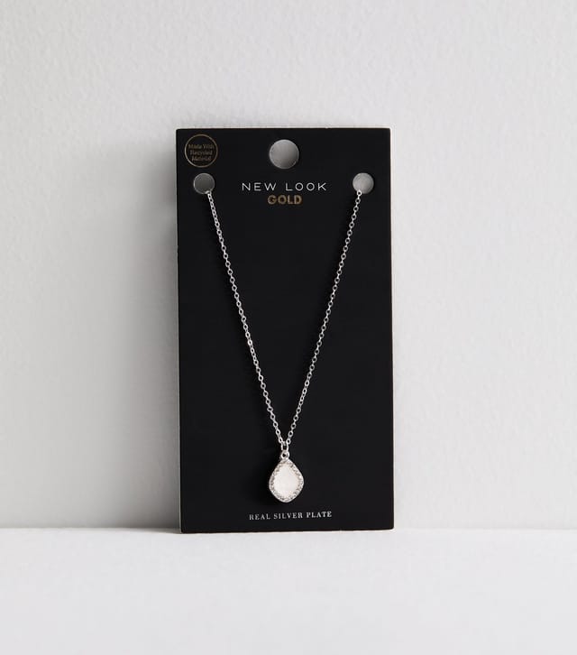 New Look Silver Plated Kite Pendant Necklace New Look - 3